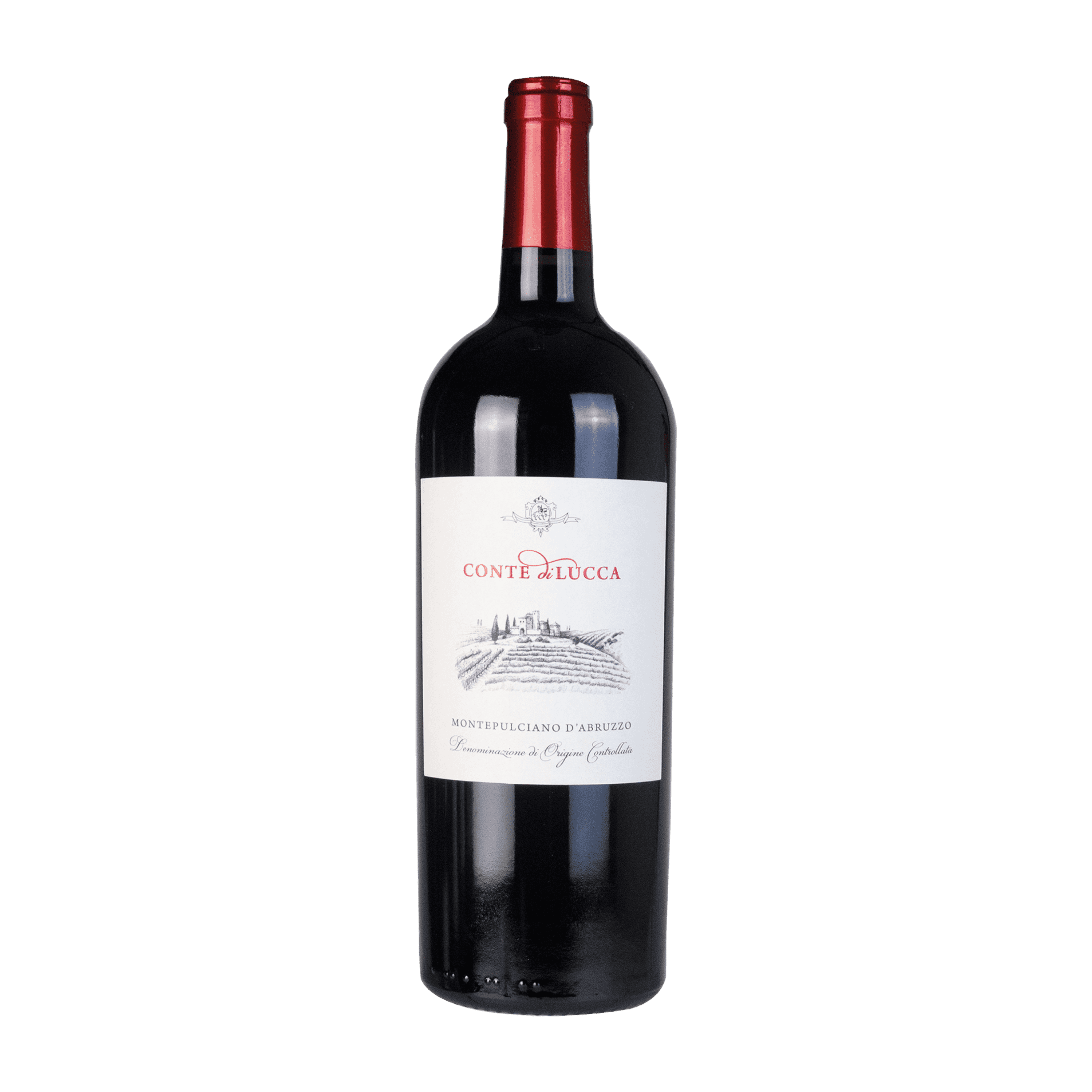 Conte di Lucca Montepulciano d'Abruzzo Rotwein in Flasche