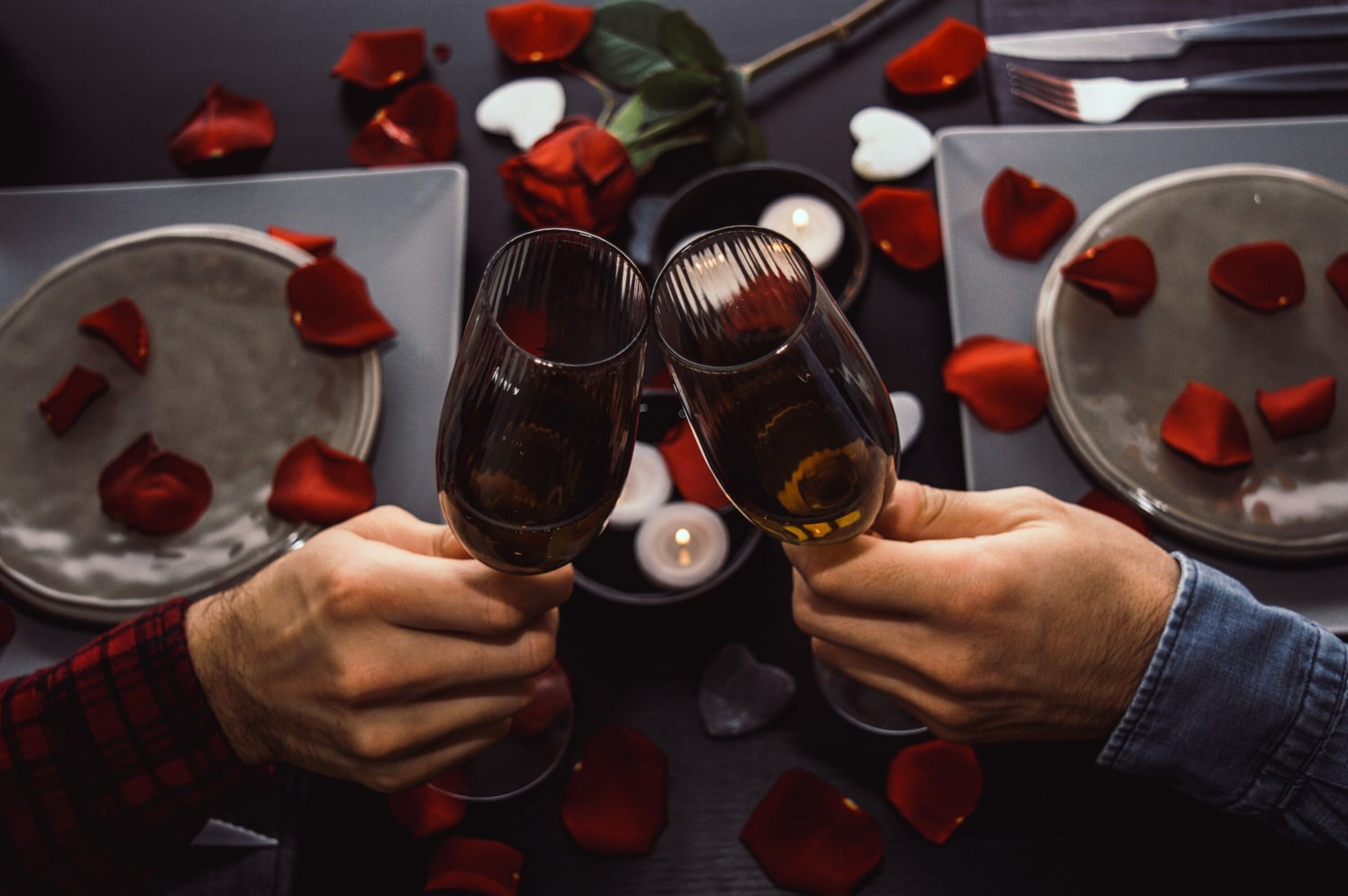 Valentinstags Dinner