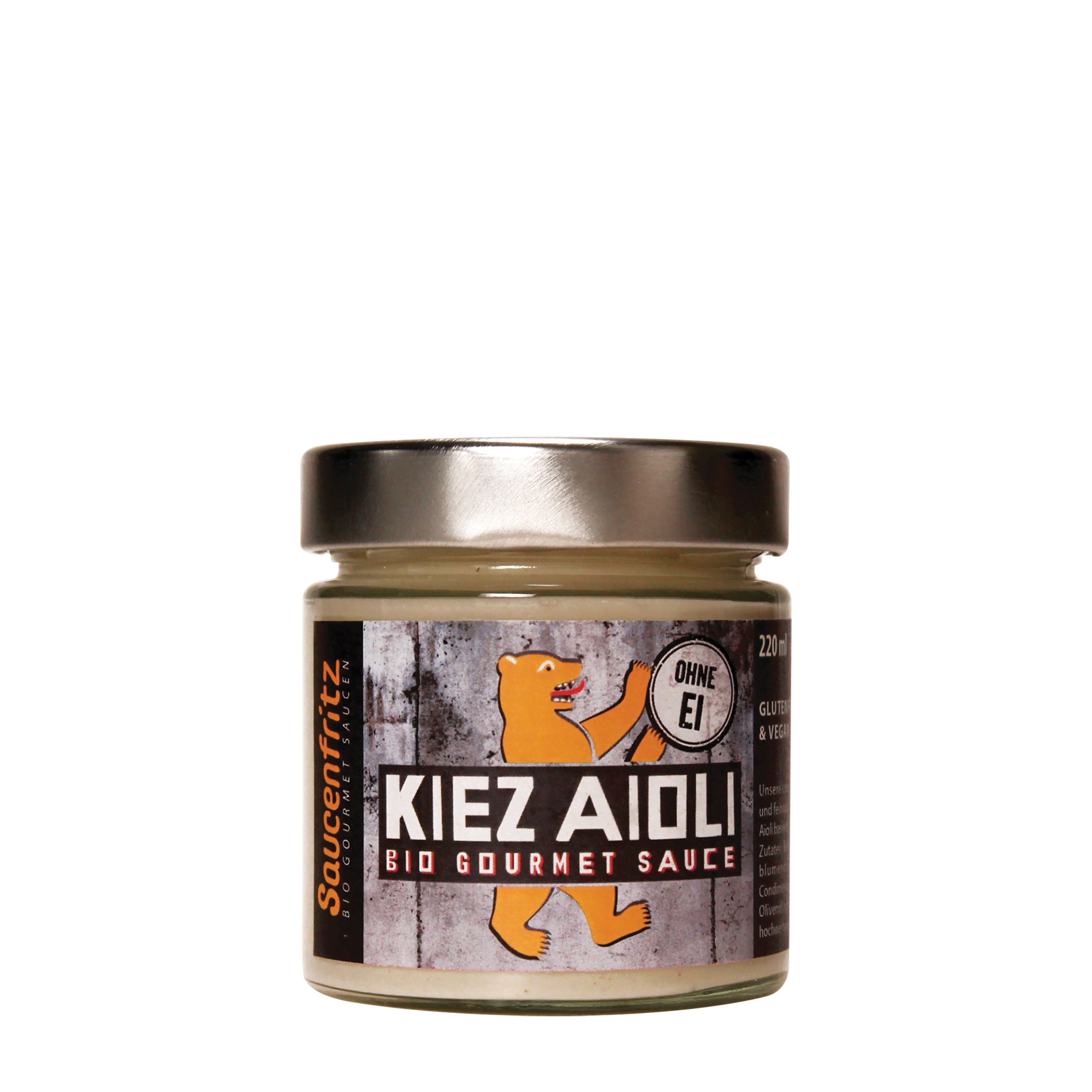Saucenfritz Bio Kiez Aioli im Glas