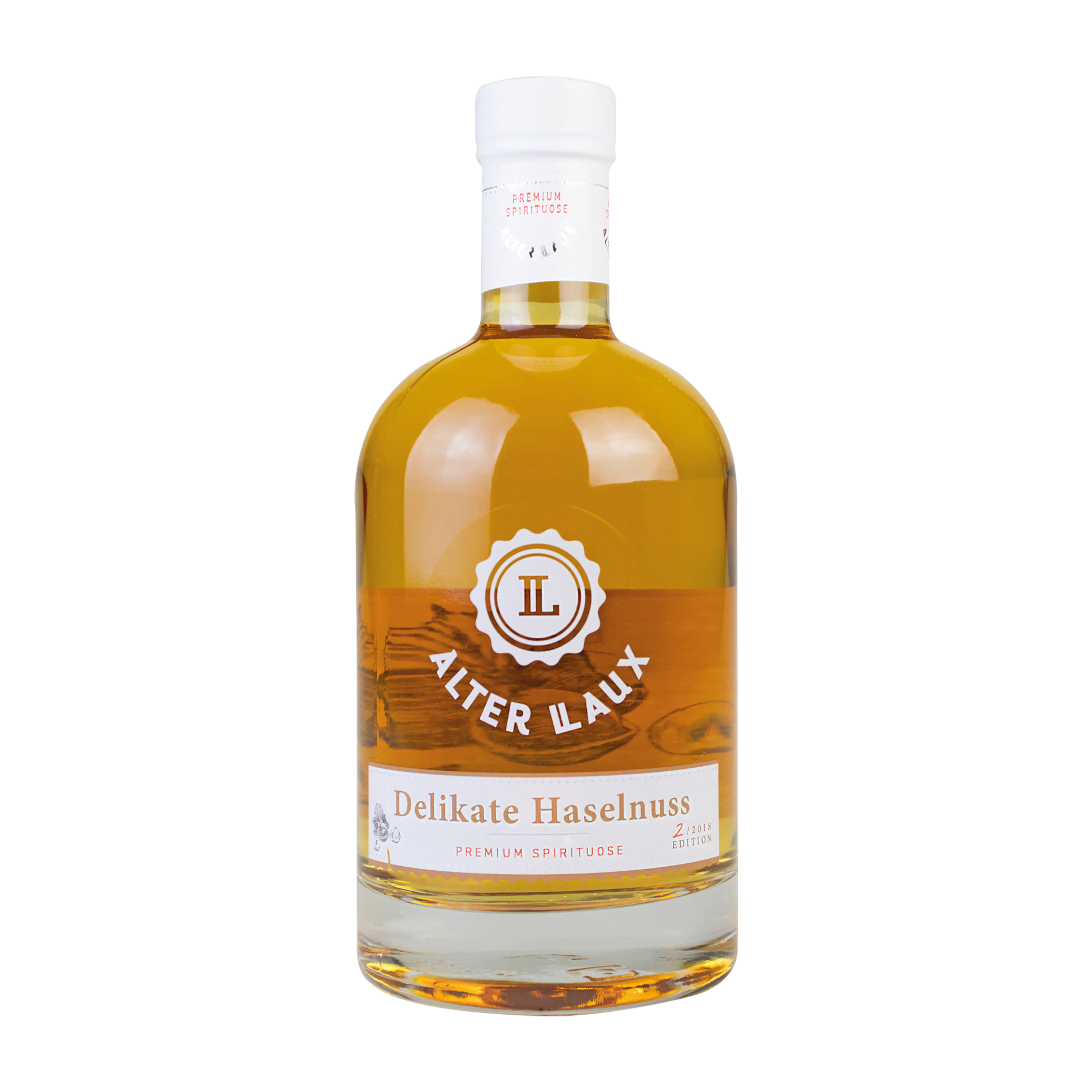 ALTER LAUX Delikate Haselnuss Likör in Flasche