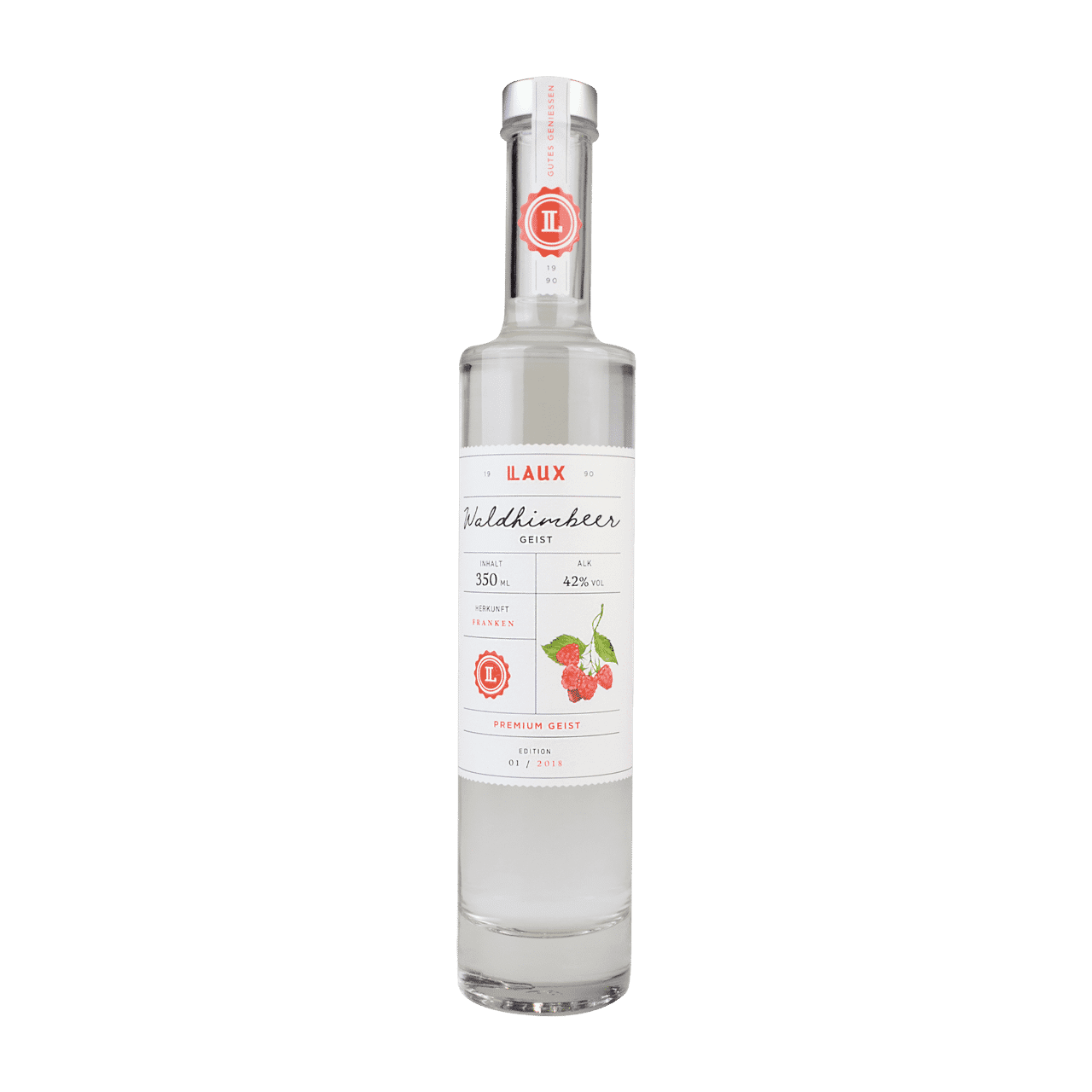 LAUX Waldhimbeergeist Edeldestillat in Flasche