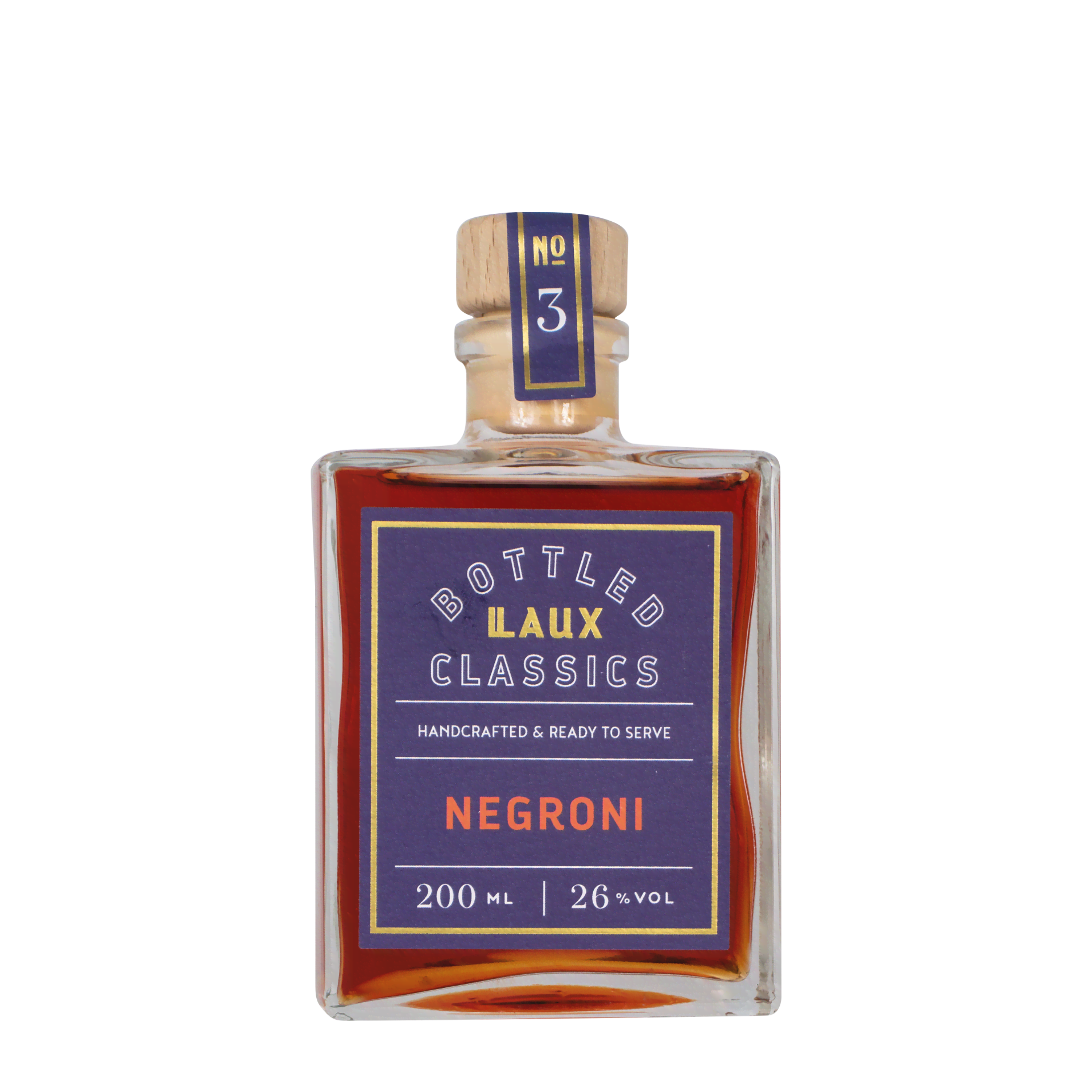 Negroni Bottled Cocktail in Flasche